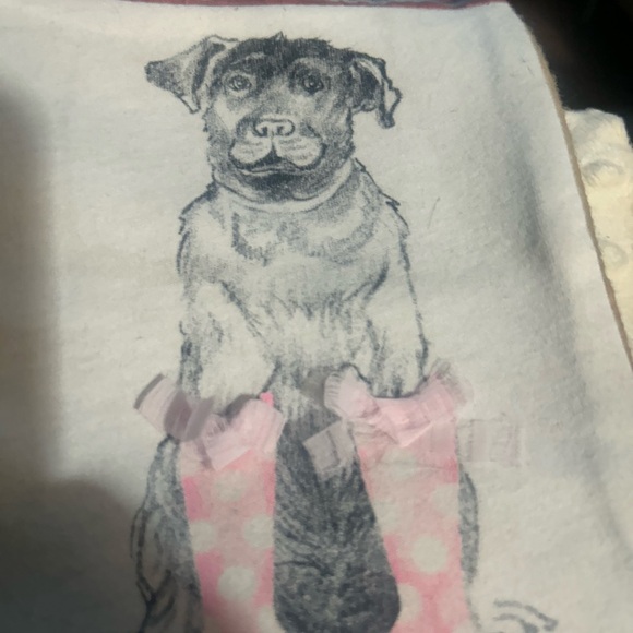 Scarf Lab Retriever theme woman’s flannel scarf - Picture 2 of 6